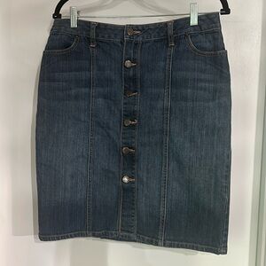 Banana Republic denim mini skirt